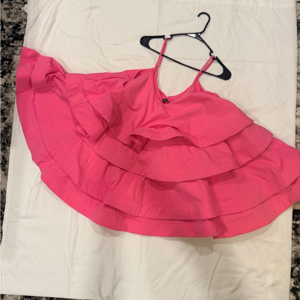 Pink Ruffled Dress - Picture 3 of 5